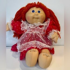 Vintage Cabbage Patch Kid - Coleco, 1985, head mold 3, Red Hair, Blue Eyes